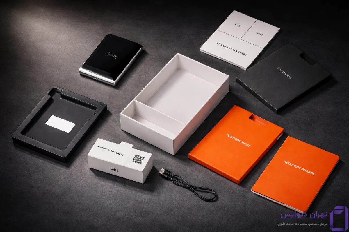 محتویات جعبه Ledger Flex